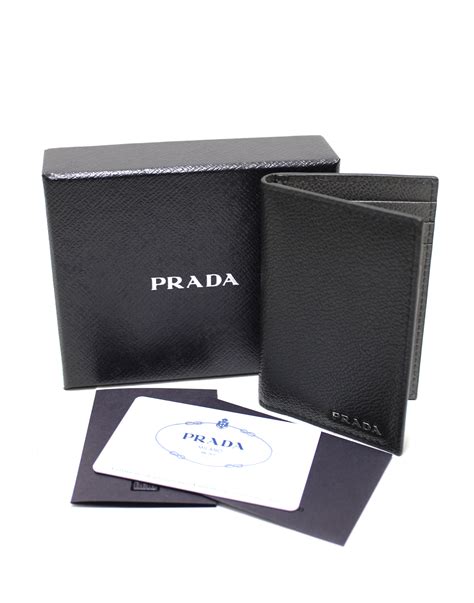 prada bifold card holder|prada wallet.